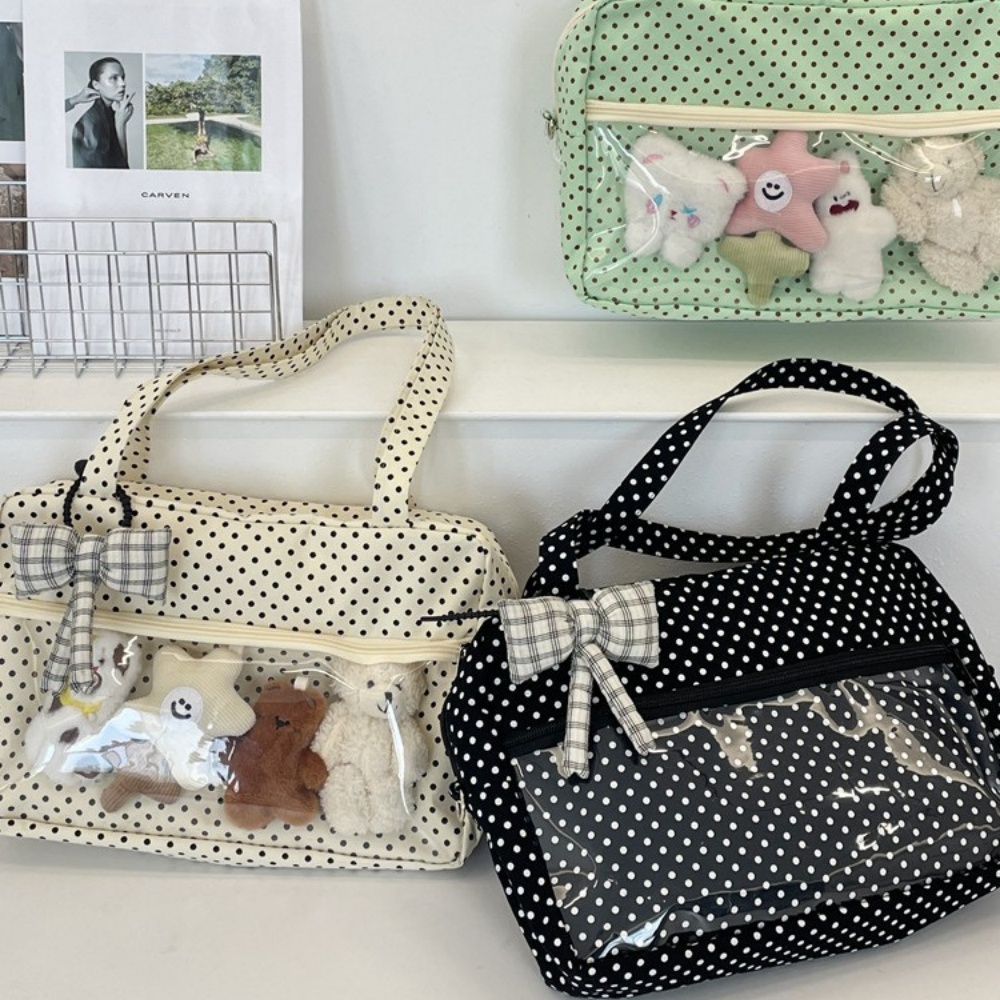 Luxury Japanese Bags Brands - レディースショルダー収納バッグシンプルで多用途な日本のアニメKpopトートバッグ大容量高級ブランドの新しいハンドバッグ女の子用