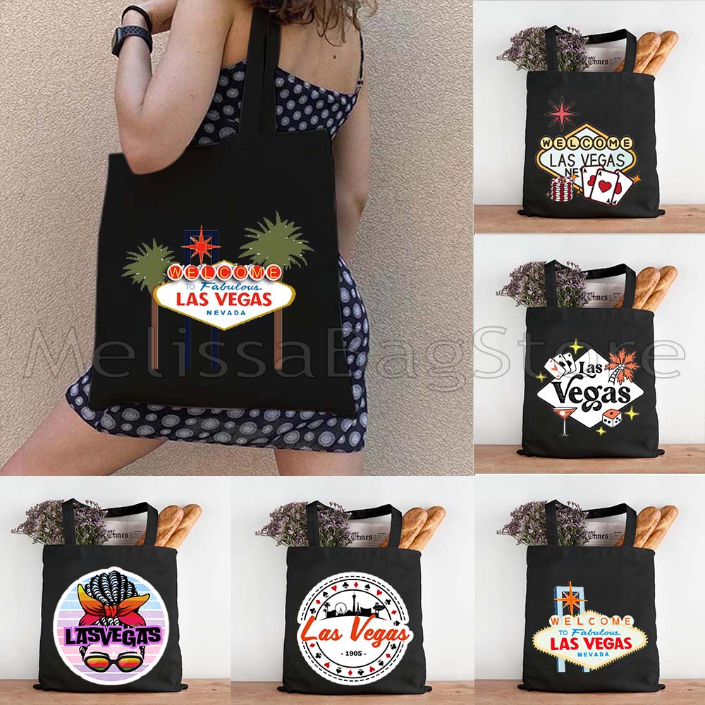 Luxury Bags Vegas - アメリカニューヨーク素晴らしいラスベガス市ネバダカラフルなギフト女性のハンドバッグショルダーショッパーキャンバストート女性の高級バッグ