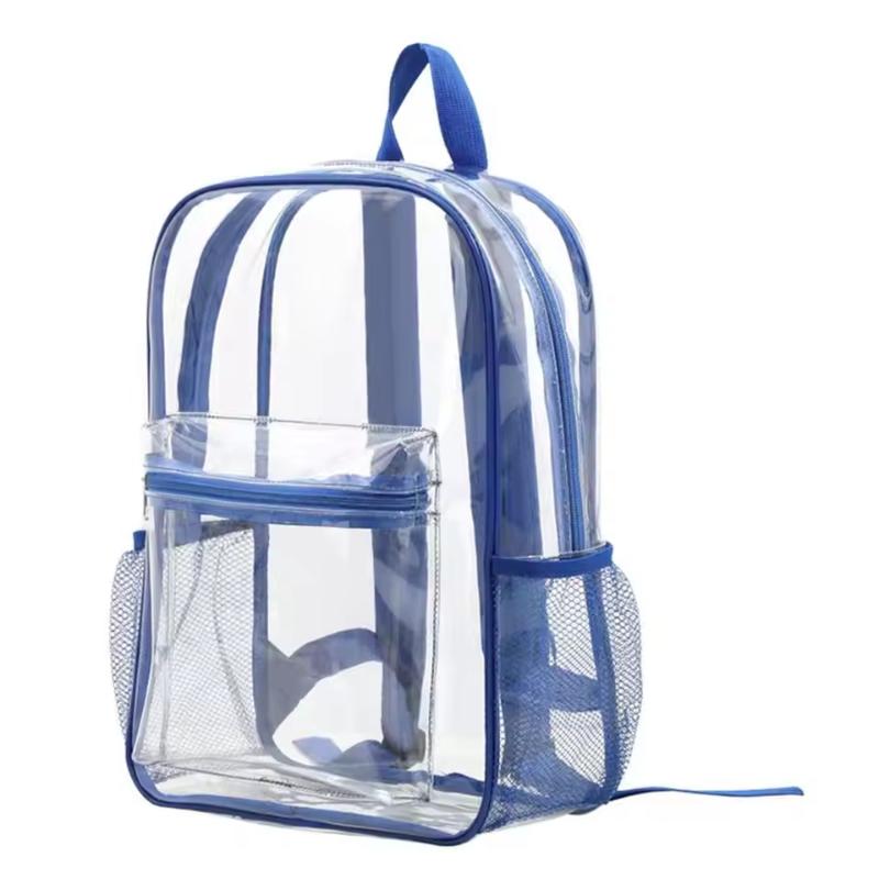 Shoulder Bag Slouchy - トラベルビジュアルバックパック大容量防水ショルダーバッグ透明PVCアウトドアスポーツフィットネスナップサックカジュアル