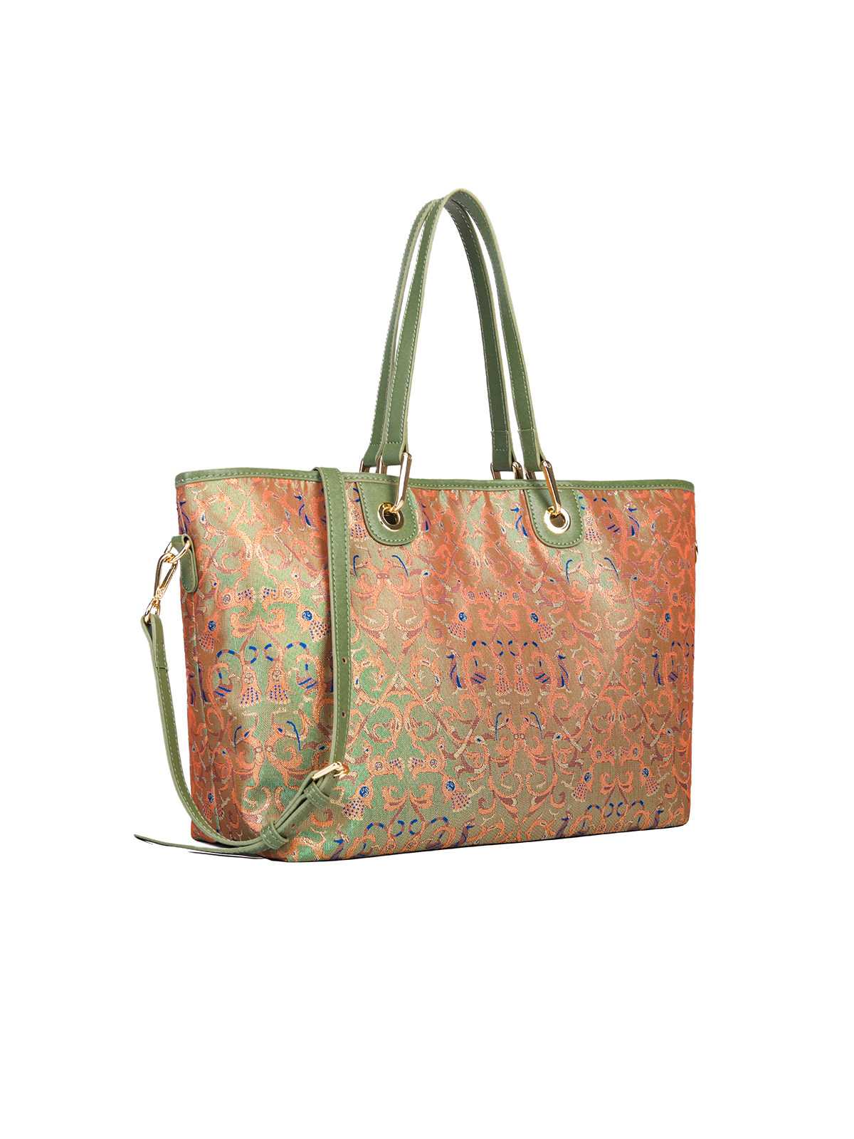 FLORAL ハンドメイド オリジナル シルク＆本革 トート - Luxury Bags That Are Affordable のレビューと価格