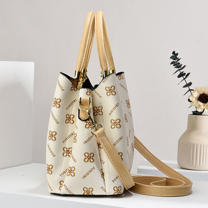 ライトラグジュアリー高級プリントハンドバッグ（女性用）、3ピ - Luxury Bags With Zipper のレビューと価格