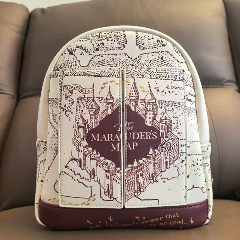 ハリー・ポッター地図柄プリントコスプレ女性用ダブルストラップ - Shoulder Bag Slouchy のレビューと価格