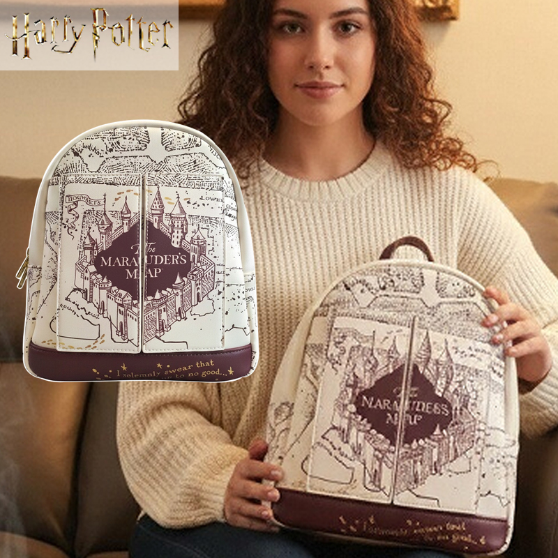 ハリー・ポッター地図柄プリントコスプレ女性用ダブルストラップ - Shoulder Bag Slouchy のレビューと価格