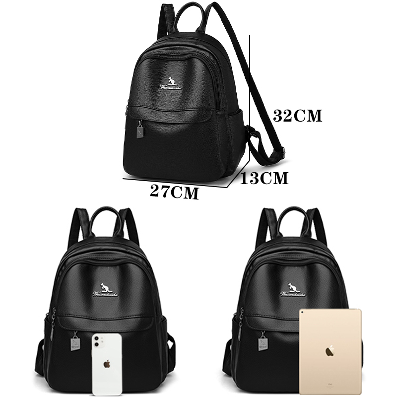 2024 新しい女性のショルダーバッグ高品質レザーバックパッ - Luxury Bags With Zipper のレビューと価格