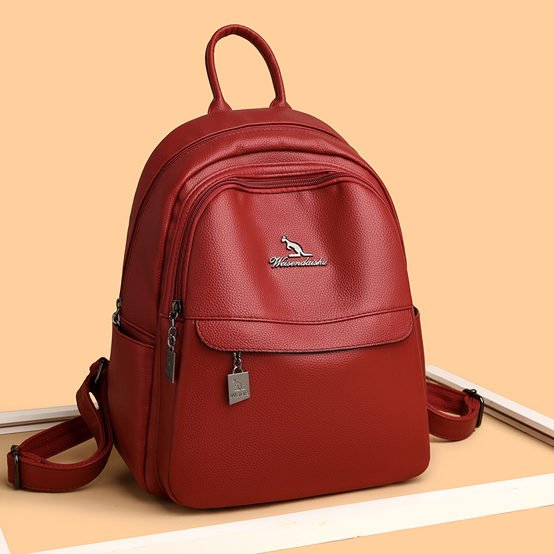 2024 新しい女性のショルダーバッグ高品質レザーバックパッ - Luxury Bags With Zipper のレビューと価格