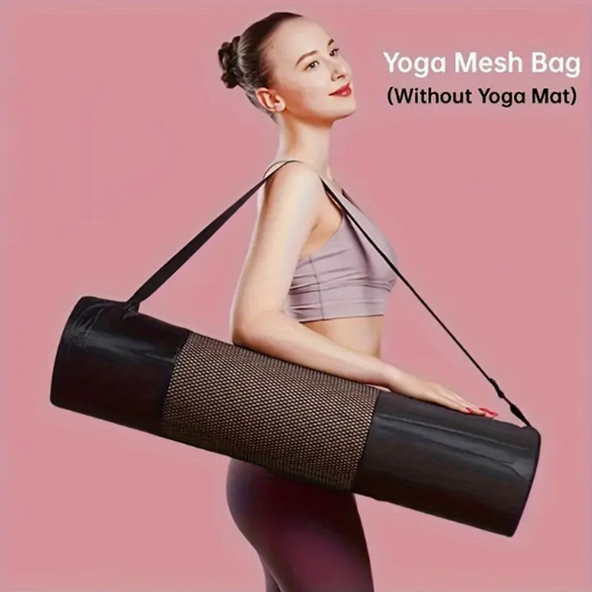 通気性のあるヨガマット収納メッシュバッグ - 耐久性のあるオ - Shoulder Bag Slouchy のレビューと価格