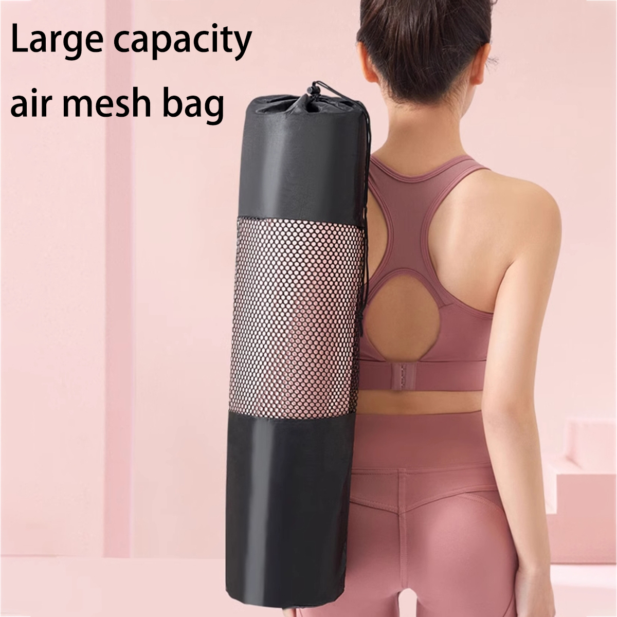 通気性のあるヨガマット収納メッシュバッグ - 耐久性のあるオ - Shoulder Bag Slouchy のレビューと価格