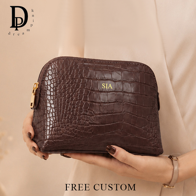 高級クロコダイルレザー柄コスメティックバッグ ジップ付き カ - Luxury Bags In China Wholesale のレビューと価格