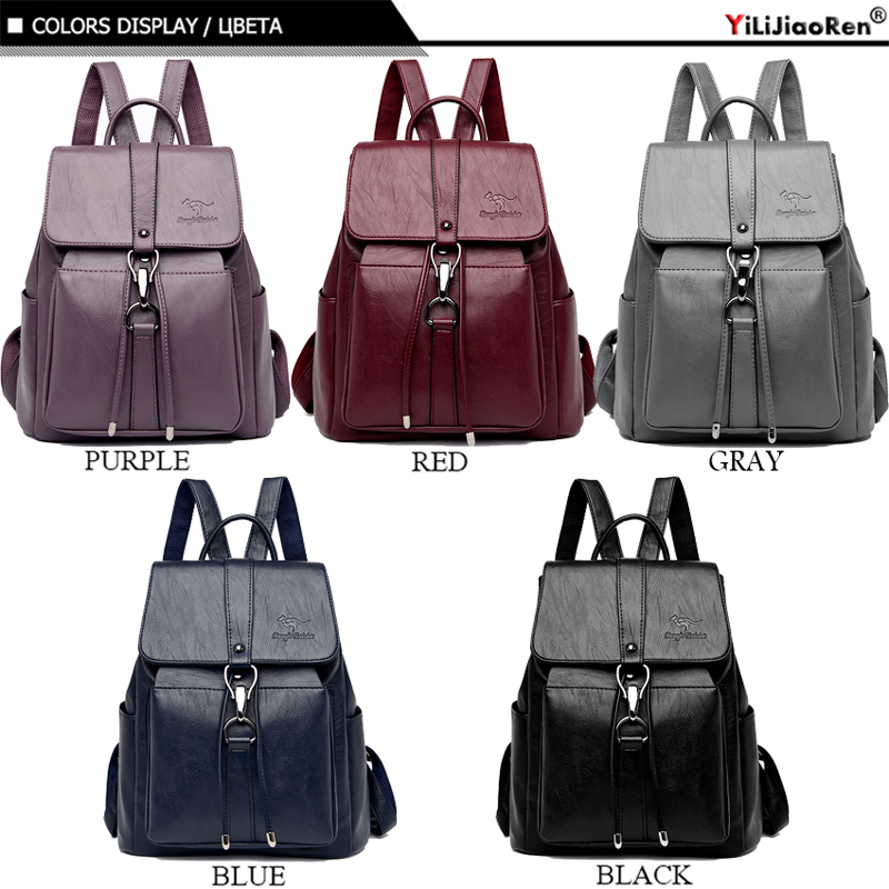 抗盗難バックパック女性のショルダーバッグ有名なブランドレザー - Shoulder Bag Slouchy のレビューと価格