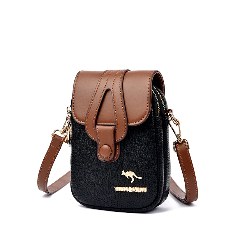 新しい小さな電話バッグショルダーバッグ女性用レザー財布高級デ - Luxury Bags With Zipper のレビューと価格