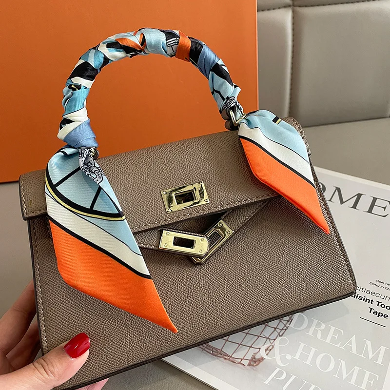 高級ブランドプリントバッグストラップスカーフ女性小さなシルク - Luxury Bags Trending のレビューと価格