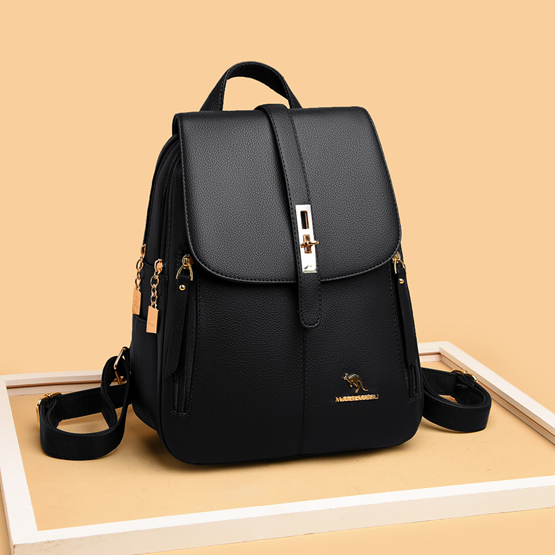 女の子のための高級レザーバックパック,カジュアルなデイパック - Luxury Bags With Zipper のレビューと価格