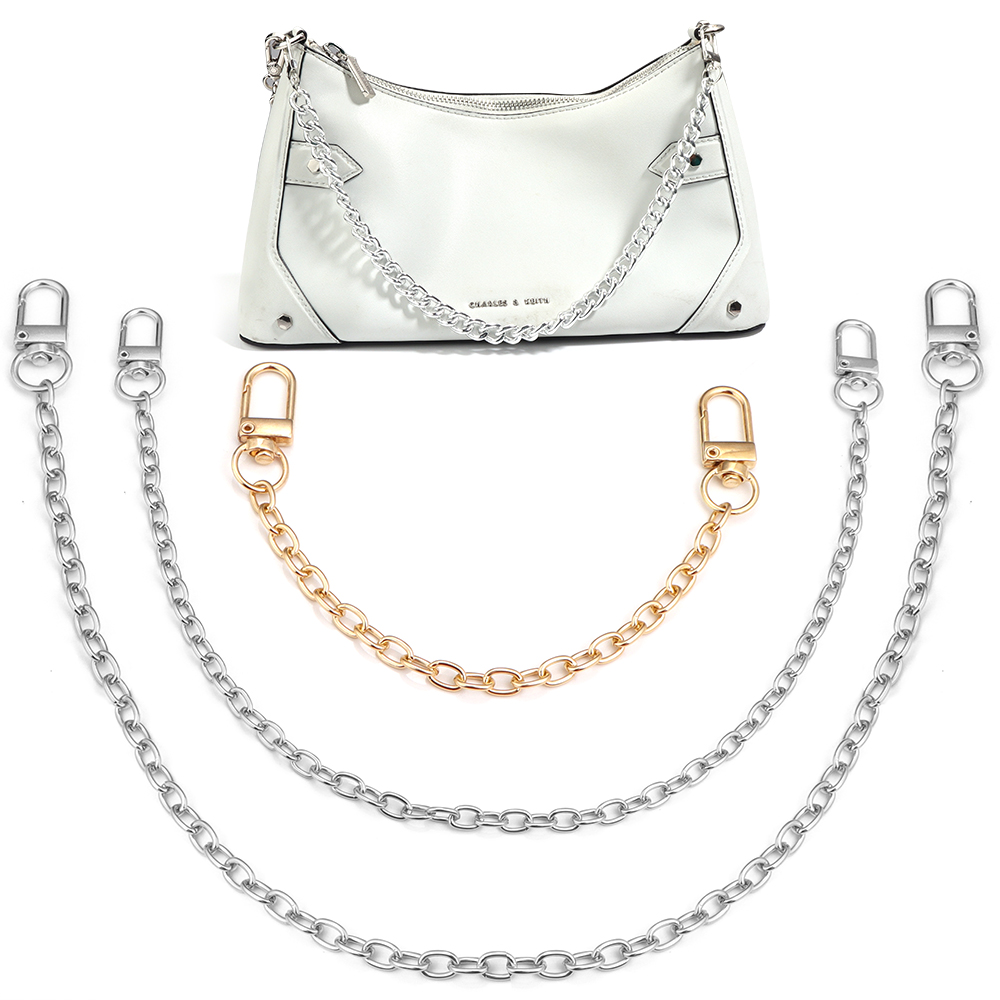 20/40/80/120 センチメートル金属アルミバッグチェ - Shoulder Bag Slouchy のレビューと価格