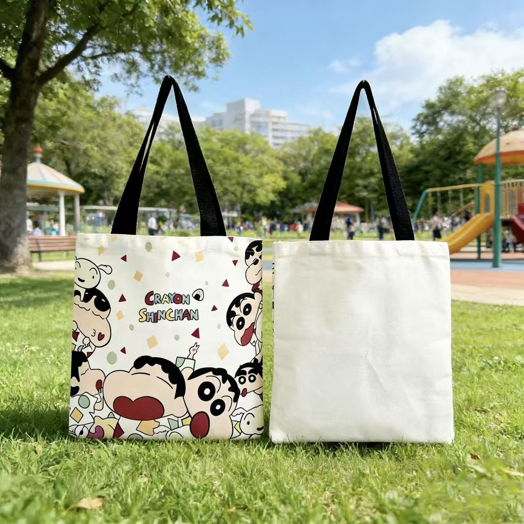 2026 新クレヨンしんちゃんキャンバストートバッグ大容量女 - Shoulder Bag Slouchy のレビューと価格