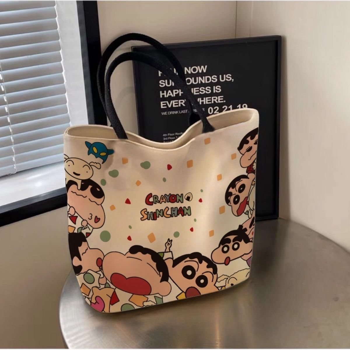 2026 新クレヨンしんちゃんキャンバストートバッグ大容量女 - Shoulder Bag Slouchy のレビューと価格